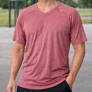 Men's Lululemon Vent Tech Short-Sleeve Shirt Rust Coral Size XL